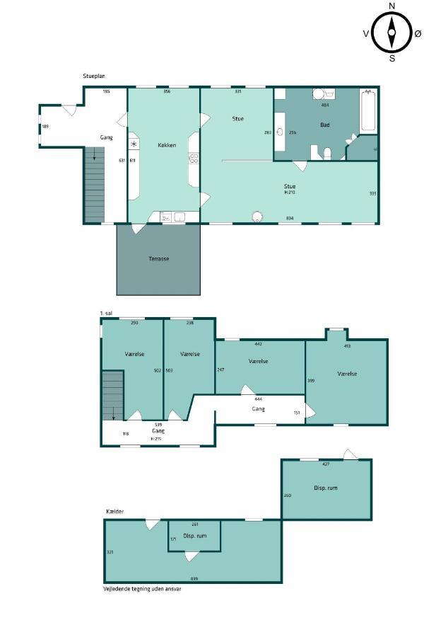 210 M2 Hus Til 8 Gaester - 5 Km Fra Nyt Stort Vandland Норборг Экстерьер фото